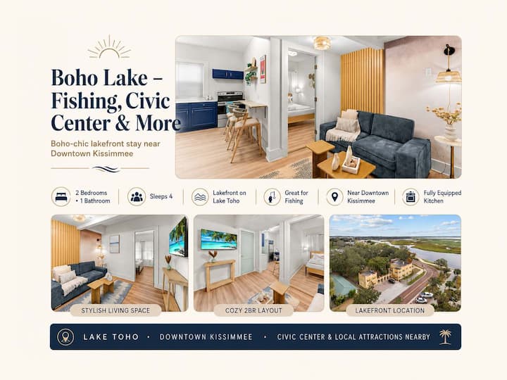 Super Boho @ Lake Toho | Civic Center | - Lake Tohopekaliga, FL