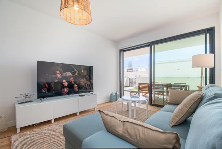 Fantastique Appt 2 Chambres Près De La Plage. - Fuseta