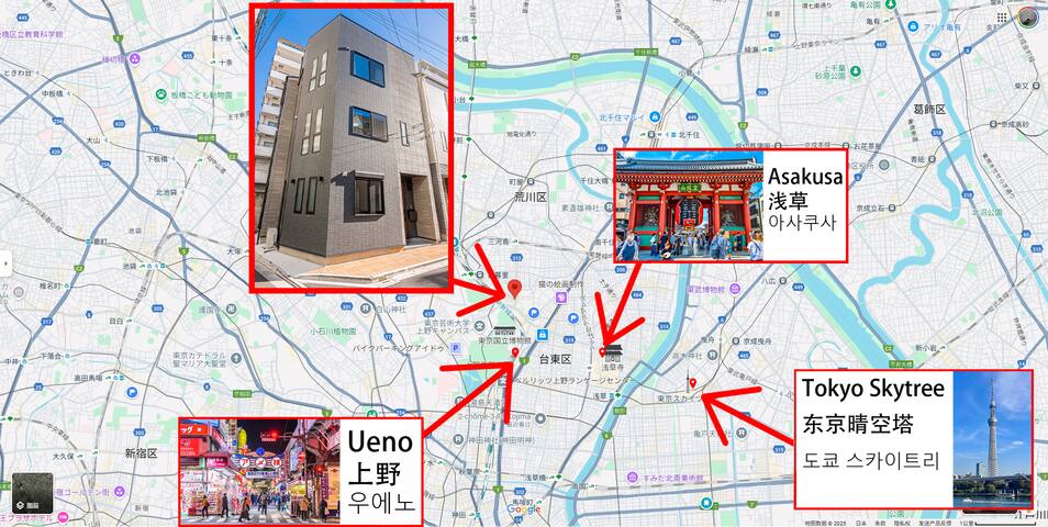 浅草寺上野1.2公里整栋别墅140平米ＪＲ山手线鶯谷駅步行3分钟 gallery image 4