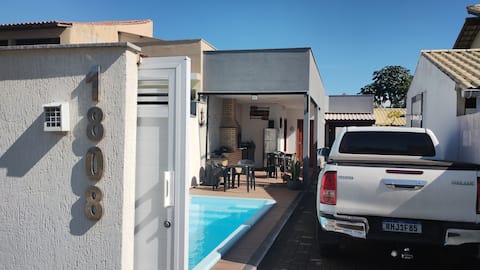 Top Airbnb: House in Chapéu de Sol SJB - RJ Air Conditioning! in São João Da Barra