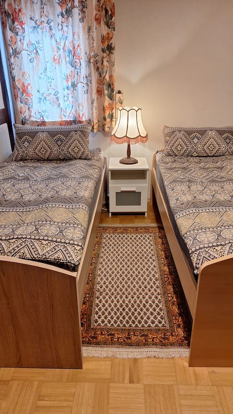 Twin room with en-suite bathroom