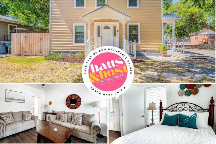 Landa Haus Unit A: 2b/1b- Dtown Nb Walk Everywhere - New Braunfels, TX