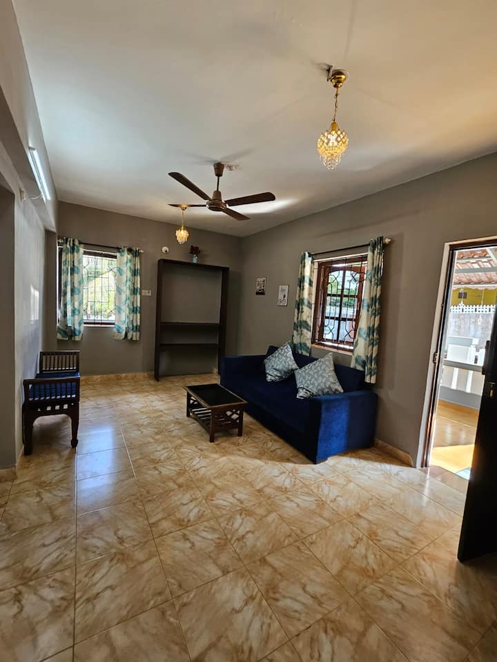 Villa 47|spacious 1 Bhk- B|beach Side|ac|kitchen - Goa