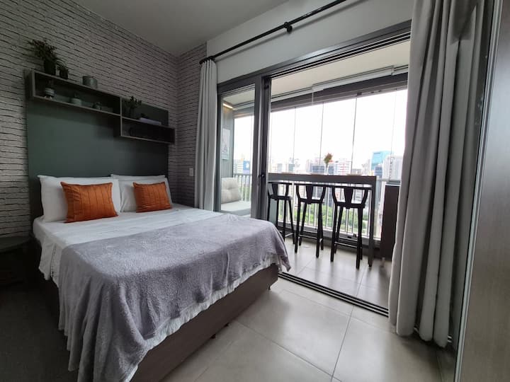 Studio Confortavel Paulista Metro (C/vaga) - Paraíso