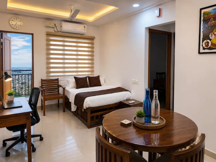 Posh 1 Bhk With Temple View In West Nada B1001 - Guruvayur
