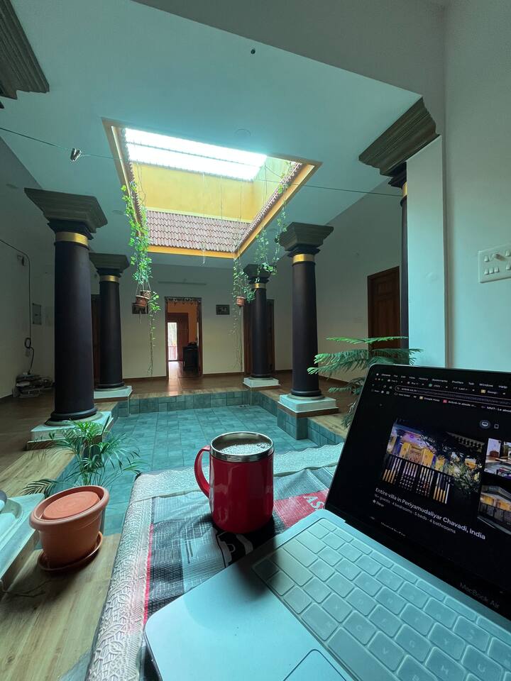Le Abode Villa- A Courtyard Escape - Puducherry