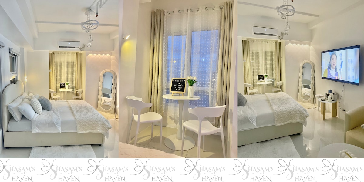 Pinterest-geïnspireerde, IG-Worthy Staycation in Quezon City met GRATIS TOEGANG TOT HET ZWEMBAD en de FITNESSRUIMTE voor ALLE GASTEN.

Esthetische Condo Unit
Modern, minimalistisch, elegant en budgetvriendelijk appartement voor je volgende gezellige verblijf.