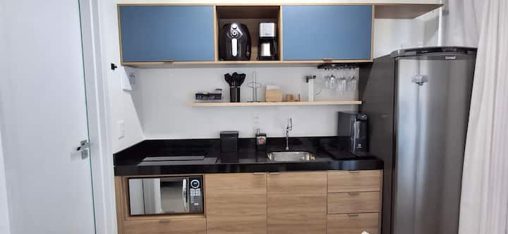 Studio 506 Vista Mar + Varanda + Piscina Infinita - マセイオ