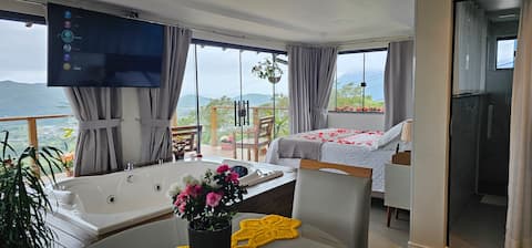 Top Airbnb: Recanto Sunset Chalet - Hydro Fireplace StoAmaroSC em Santo Amaro Da Imperatriz