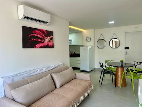 Popular Airbnb listing: Apartment on Caribessa Beach 100% air-conditioned | 600Mb in João Pessoa
