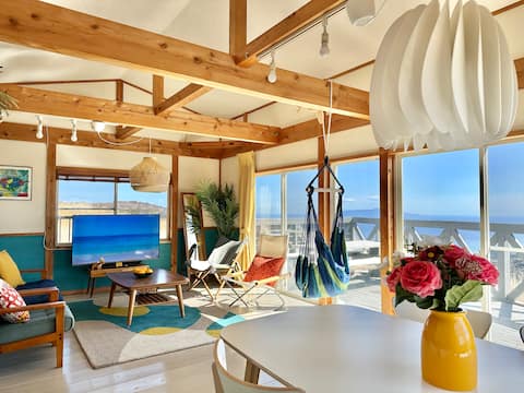 Sky Inn overlooking the panoramic sea/BBQ