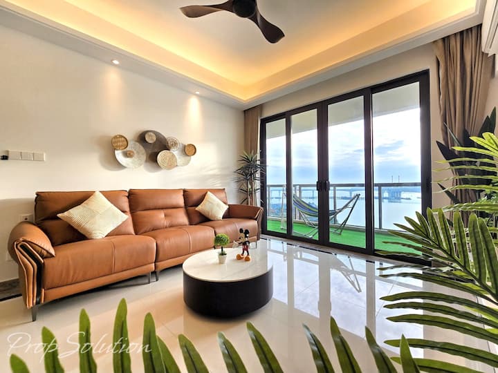 Seaview 3br Johor Bahru Ciq 9-10pax - Johor Bahru