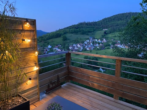 Beautiful chalet with two duplexes, exceptional view