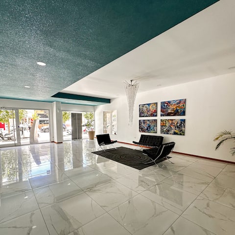 A centrally located apartment