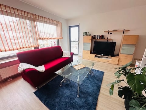 Top Airbnb: Panoramic view in a prime location with balcony in Bad Kreuznach