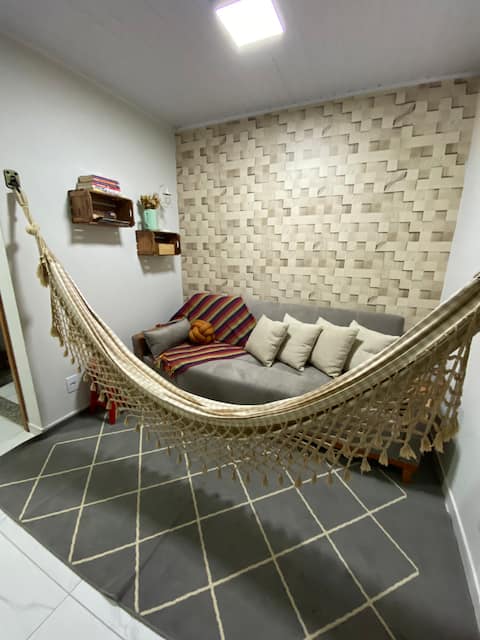 Airbnb em destaque: Lar Nuciala | Apartment with en-suite 750 m from downtown + Café em Santa Teresa