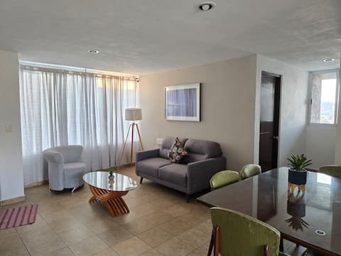 Family apartment / 2 bedrooms and 2 bathrooms with parking