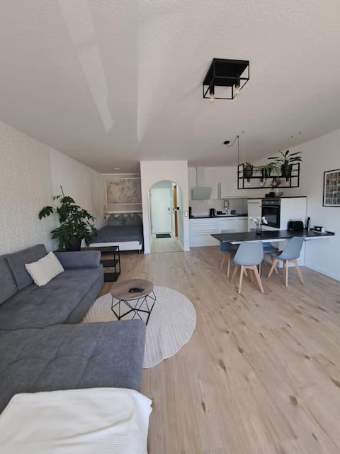Erfolgreiche Airbnb-Immobilie: Modern apartment 450 m to Helios Clinic in Plauen