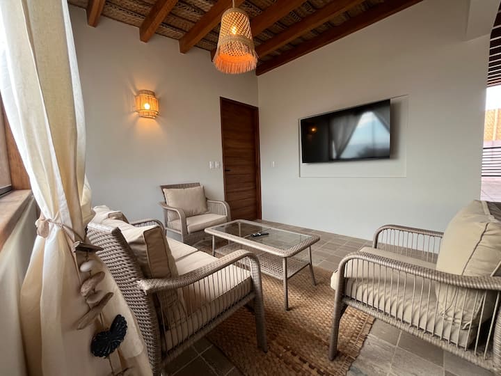 Las Pocitas, Casa De Estreno, Piscina, A/c - Máncora