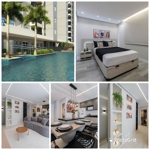 Charming Duplex, 5 min de Alphaville, c/ AR Cond