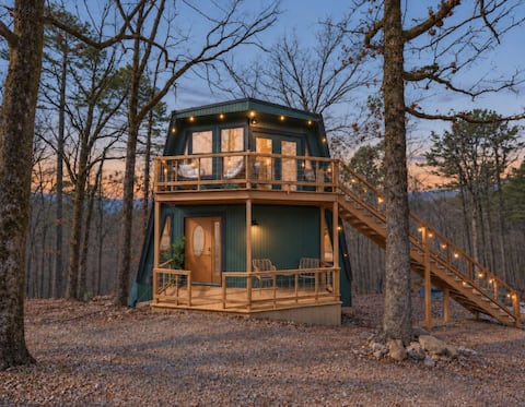Top performing Airbnb: A-Frame w/ Hot Tub, Fire Pit & Pet Friendly in Hot Springs Village