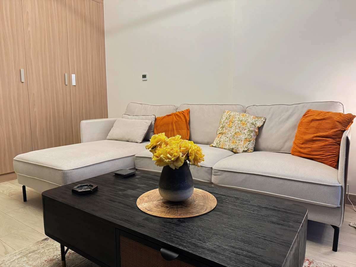 Successful Airbnb property: Modern Studio 15mins away From World Trade Center in Al Jadaf
