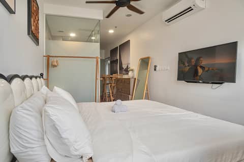 Wooden style Studio in Riveria City | KL Sentral