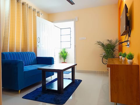 Bright & Cozy 1BHK in KPCL Layout