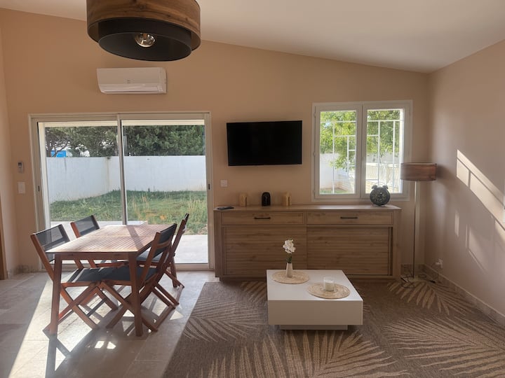 Maison / Jardin/ Clim/ Parking/ 2 Lits King Size - Montpellier