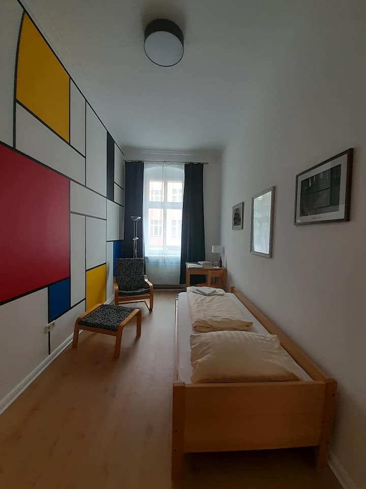1.3 Piet-mondriaan-zimmer, Straßenseitig - Berlin