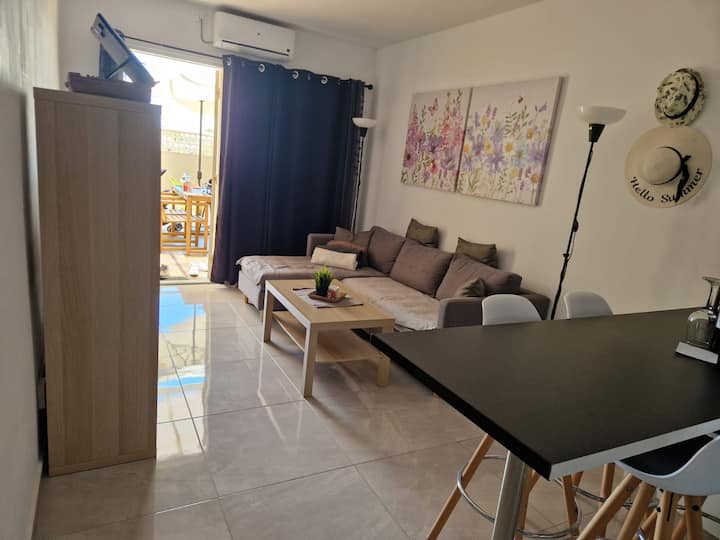Apartment: 2-zimmer, Klimaanlage,terrasse,pool. - Fuerteventura