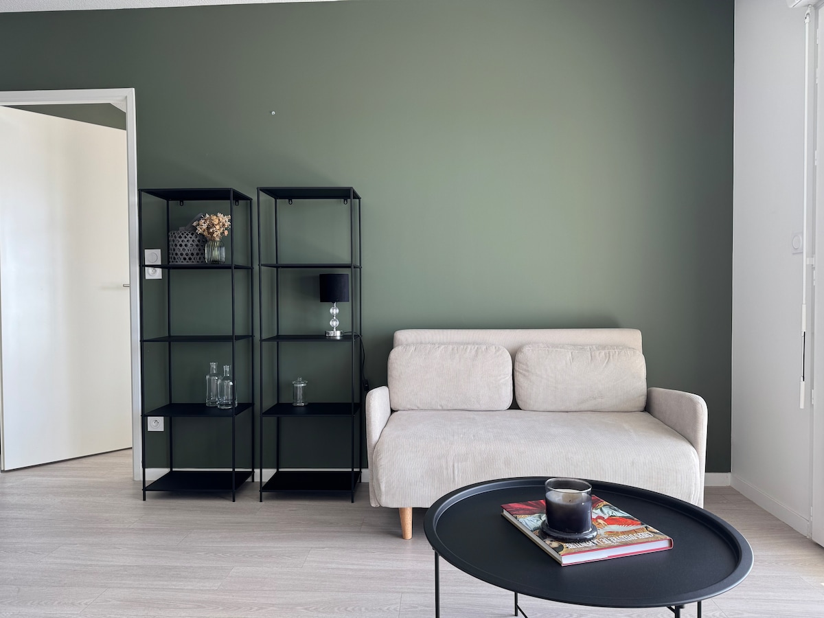 Airbnb performant: T2 with balcony and Aytré ocean view - La Rochelle à Aytré