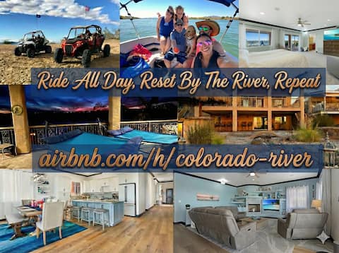 Colorado Riverfront 3BR, 3BA w/ Private Dock AZ
