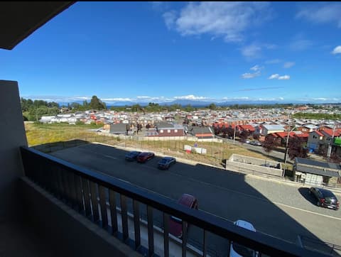 Large apartment overlooking the lake, city and volcanoes