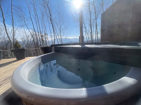 Le Calme Des Sommets with its Nordic Spa