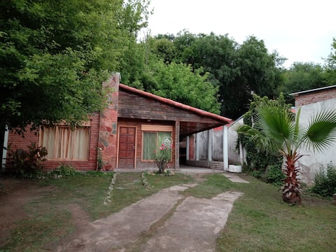 A charming cabin facing the river