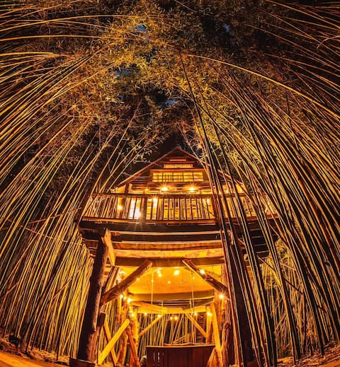 Alpaca Treehouse in the Bamboo Forest
