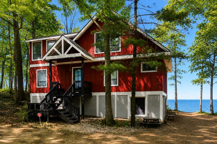 Lakefront | Hot Tub | Fire Pit | Beach Access