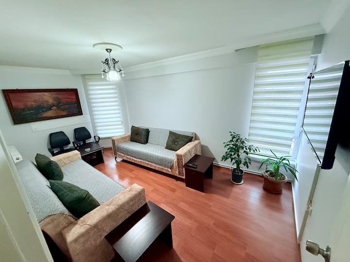 Merkezde Mutfaklı Modern Daire Kendi Kendine Giriş - Ankara