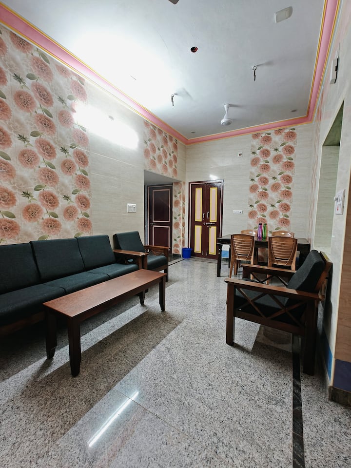 Fully Furnished A/c 3 Bhk Nr Cmc - Saibalahomestay - Vellore