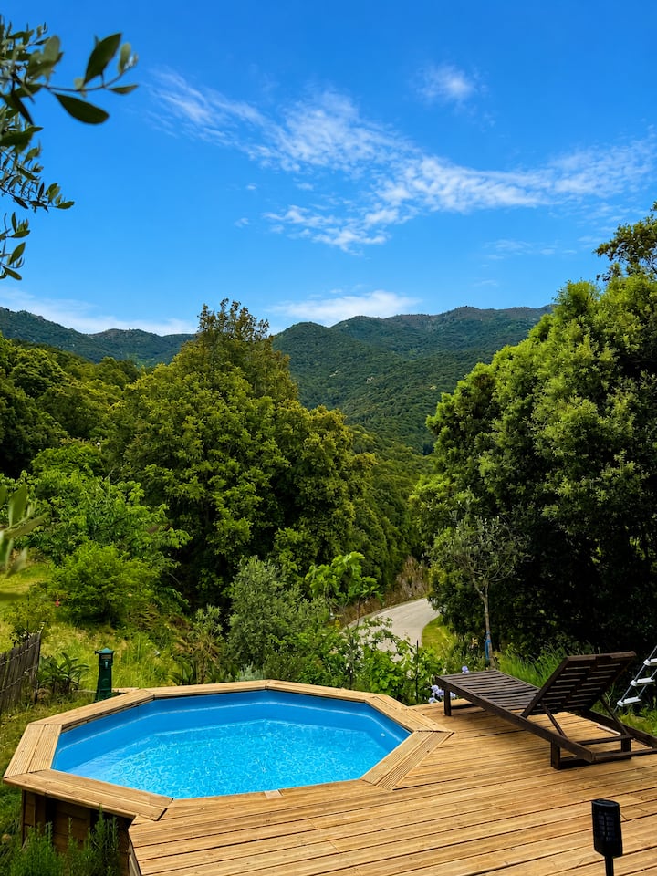 Bas De Maison De Village, F4, éQuipé Avec Piscine. - Corse