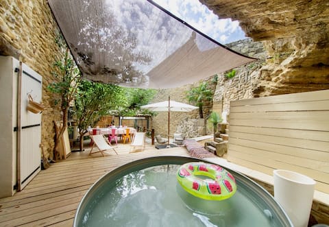 Charming house with courtyard and fireplace - Provence