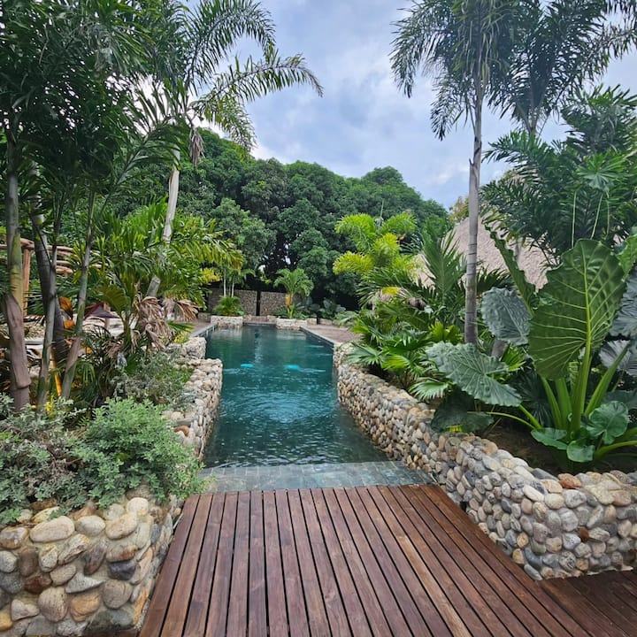 Private villa with pool at NAIO hotel, Palomino