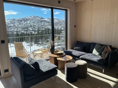 Top performing Airbnb: Modern apartment in the mountains with amazing views in Flå