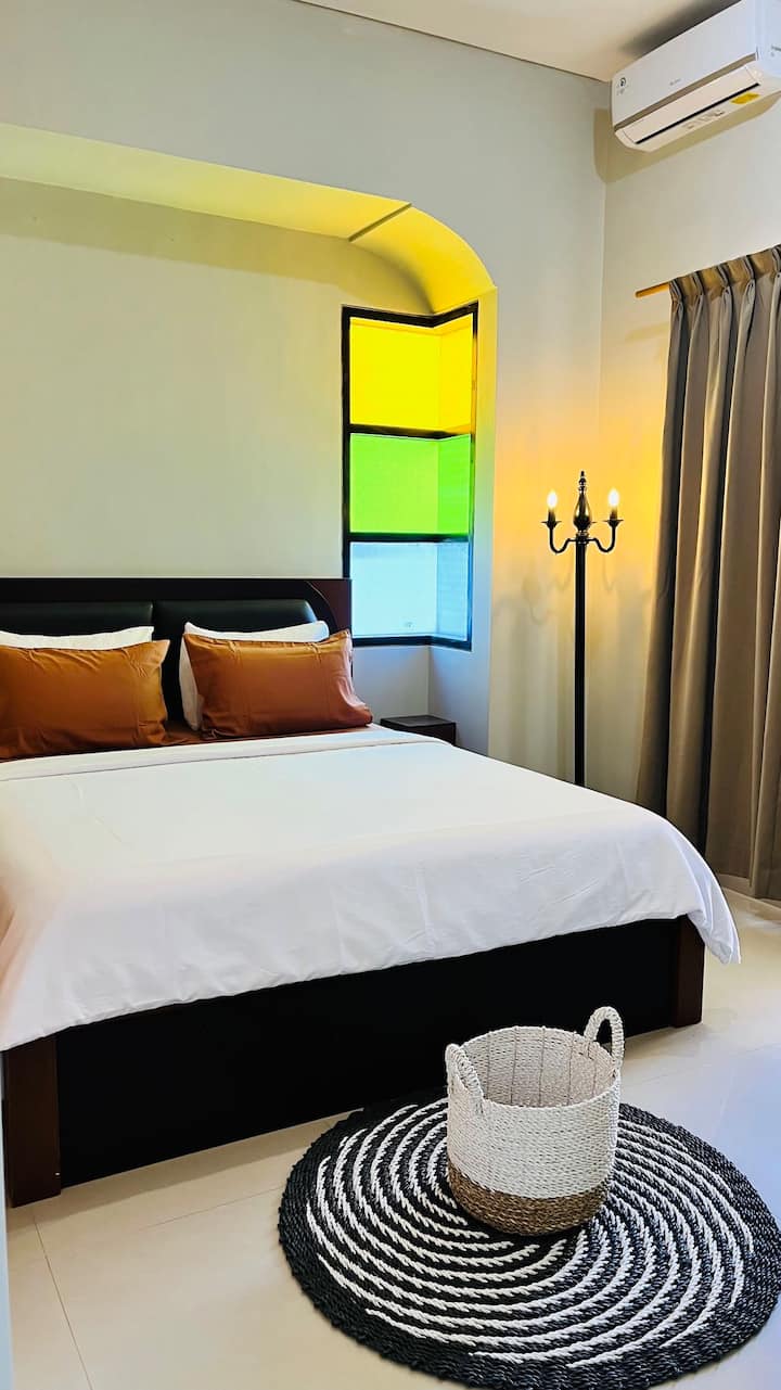 pohodlná útulná vintage izba