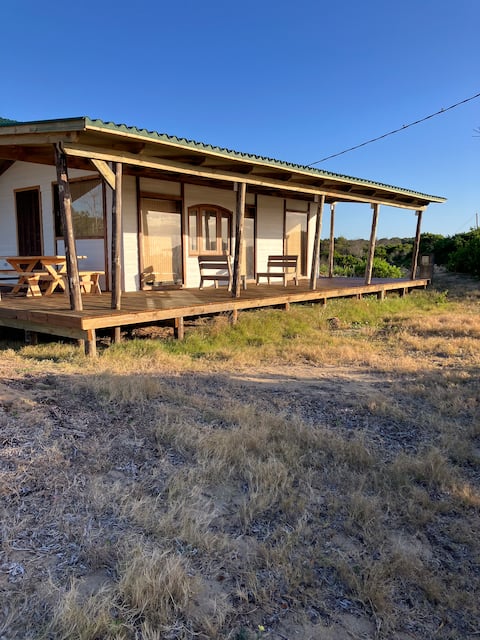 European waterfront cabin