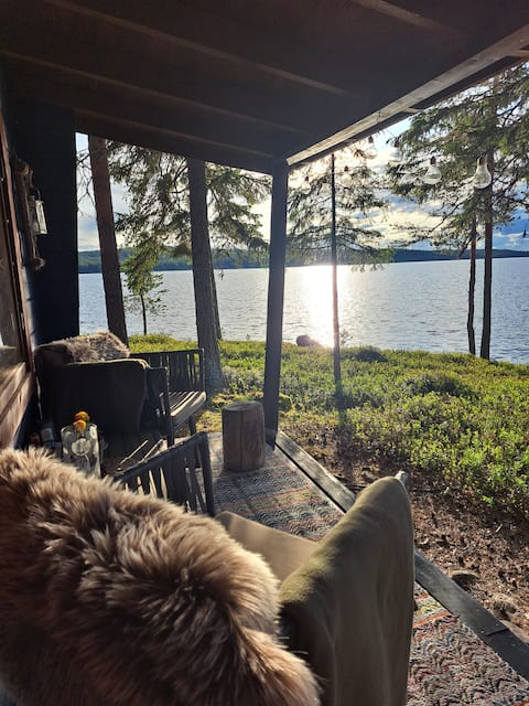 Blue Moment - Forest Magic, beach and Aurora view