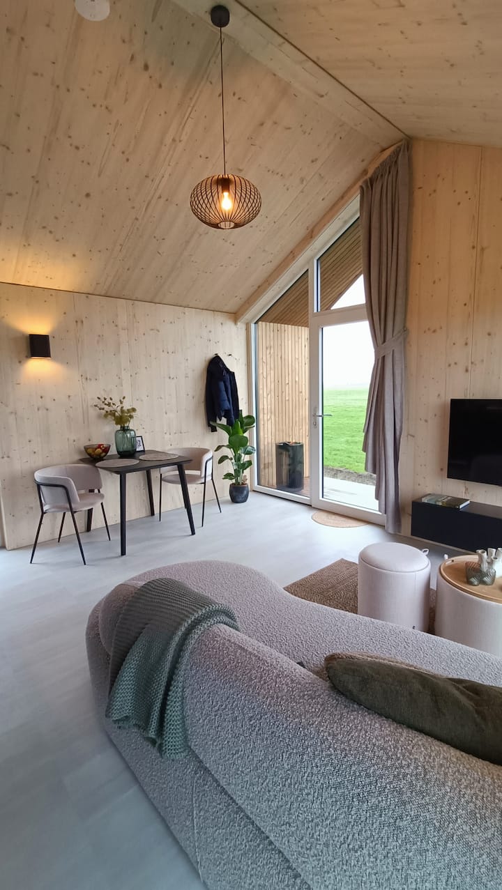 Boerenerf Lodge + Hot Tub Midden In Het Weiland - 坎彭