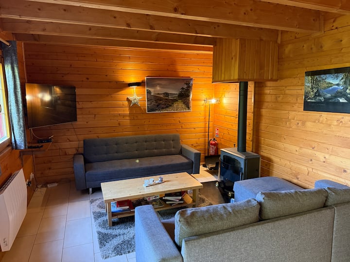 Chalet En Bois Au Pied Des Pistes, Sauna, 10p. - Vosges