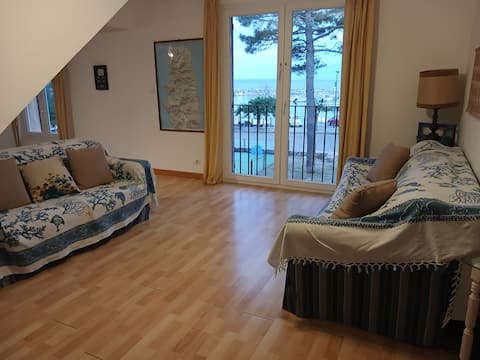 Cape Corse,S Severa: large apartment with sea view